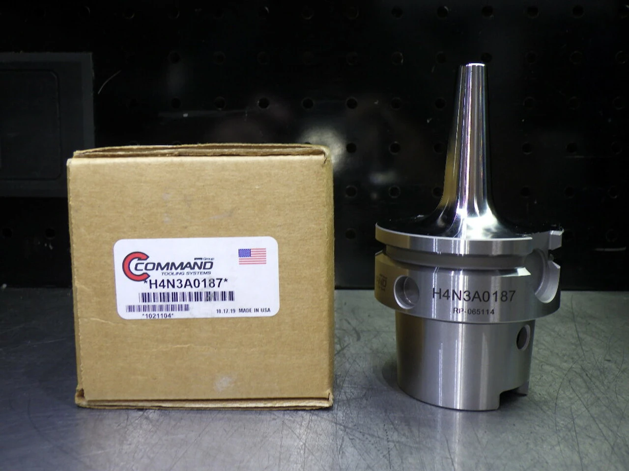 Command HSK63A 3/16" Shrink Fit Tool Holder 3.15" Pro H4N3A0187 (LOC3465)