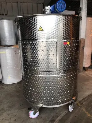 New Stock Letina Closed Top and Variable Capacity Jacketed Fermenter/Storage Tanks