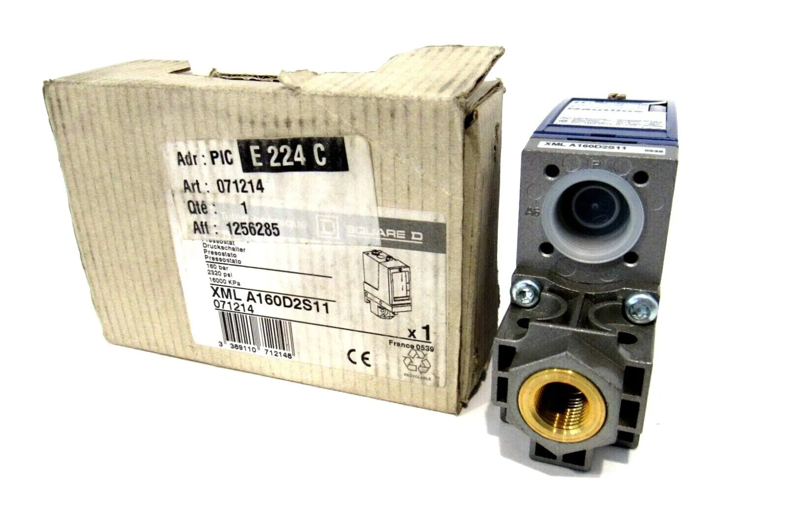 NEW TELEMECANIQUE XML A160D2S11 PRESSURE SWITCH XMLA160D2S11