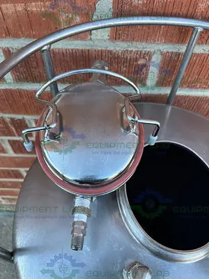 USED ALLOY PRODUCTS 120 LITER STAINLESS STEEL PRESSURE VESSEL 100 PSI