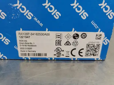 Sick RAY26P-34162530A00 Reflex Array Sensor, (1221947) 5C-27