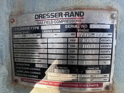 USED DRESSER RAND MOS
