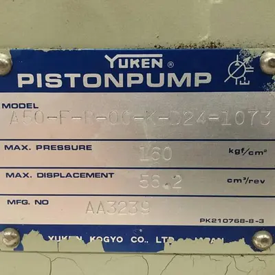 USED YUKEN A50-F-R-00-K-D24-1073