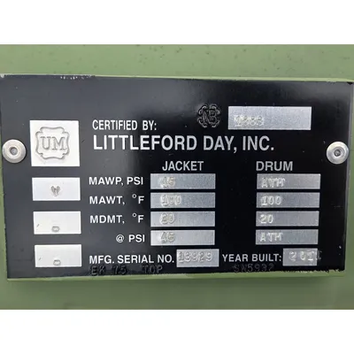 New | in-Stock LITTLEFORD DAY INC EK 75 Continuous Mixers West Virginia US | JM Industrial #1471084