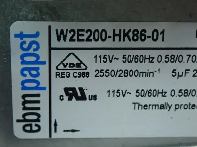 NEW EBMPAPST W2E200HK8601