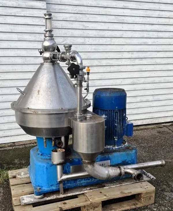 Veronesi AF 1300 SFD fish oil separator, 316SS.
