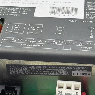 Used Johnson Controls AS-UNT141-1 Miscellaneous Equipment (Electrical & Power) Indiana US | J&J Industrial Supply #1513305