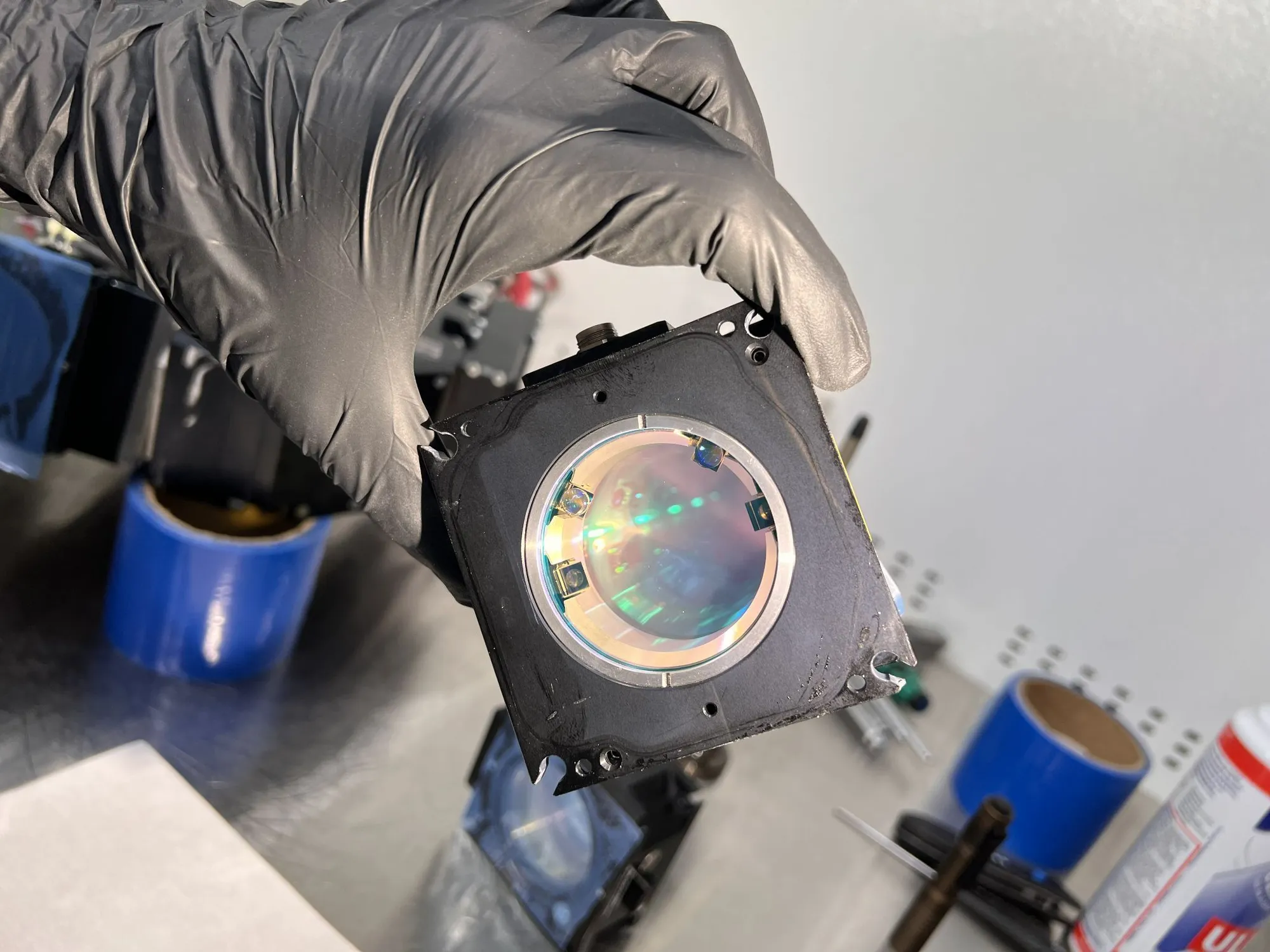 Laser optics and process equipment used for troubleshooting