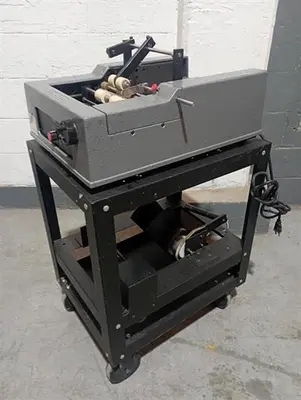 Advent model 310 semi-automatic pressure sensitive wraparound labeler