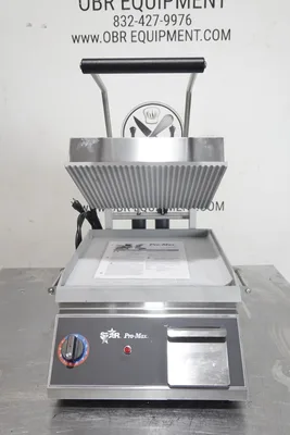 STAR PRO-MAX GROOVED ELECTRIC TWO-SIDED PANINI GRILL MODEL CG14