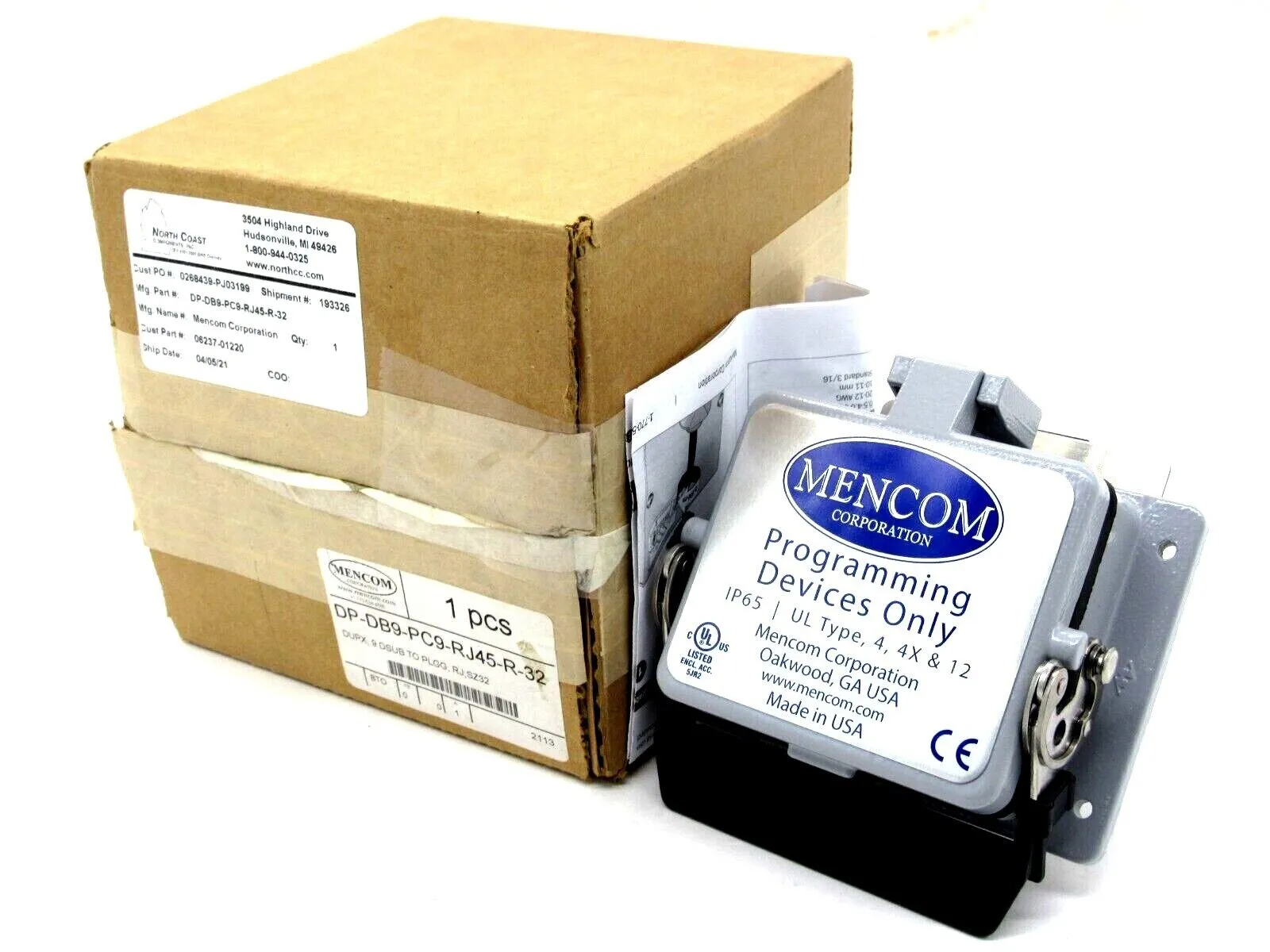 NEW MENCOM DP-DB9-PC9-RJ45-R-32
