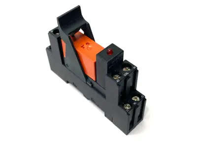 Used Schrack Power Socket Base 300VAC 12A w/ RT424024 Relay 24VDC Relays & Switches Michigan US | Maverick Industrial Sales #1393002