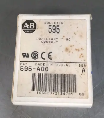 Allen Bradley 595-A00/A Auxiliary Contact Loc4E37