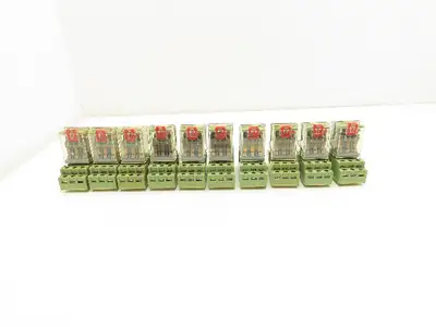 Releco Turck C5-A30 Power Relay 16A 120V 11-Pin Socket  Lot of 10