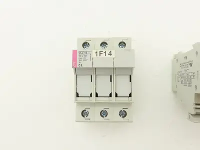 Eti VLC VLC10 Fuse Holder 32A 690V 3-Pole 10x38 Class CC Lot of 6