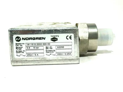 NEW NORGREN 1811515 0000 000 00 PRESSURE SWITCH 1800515000000000