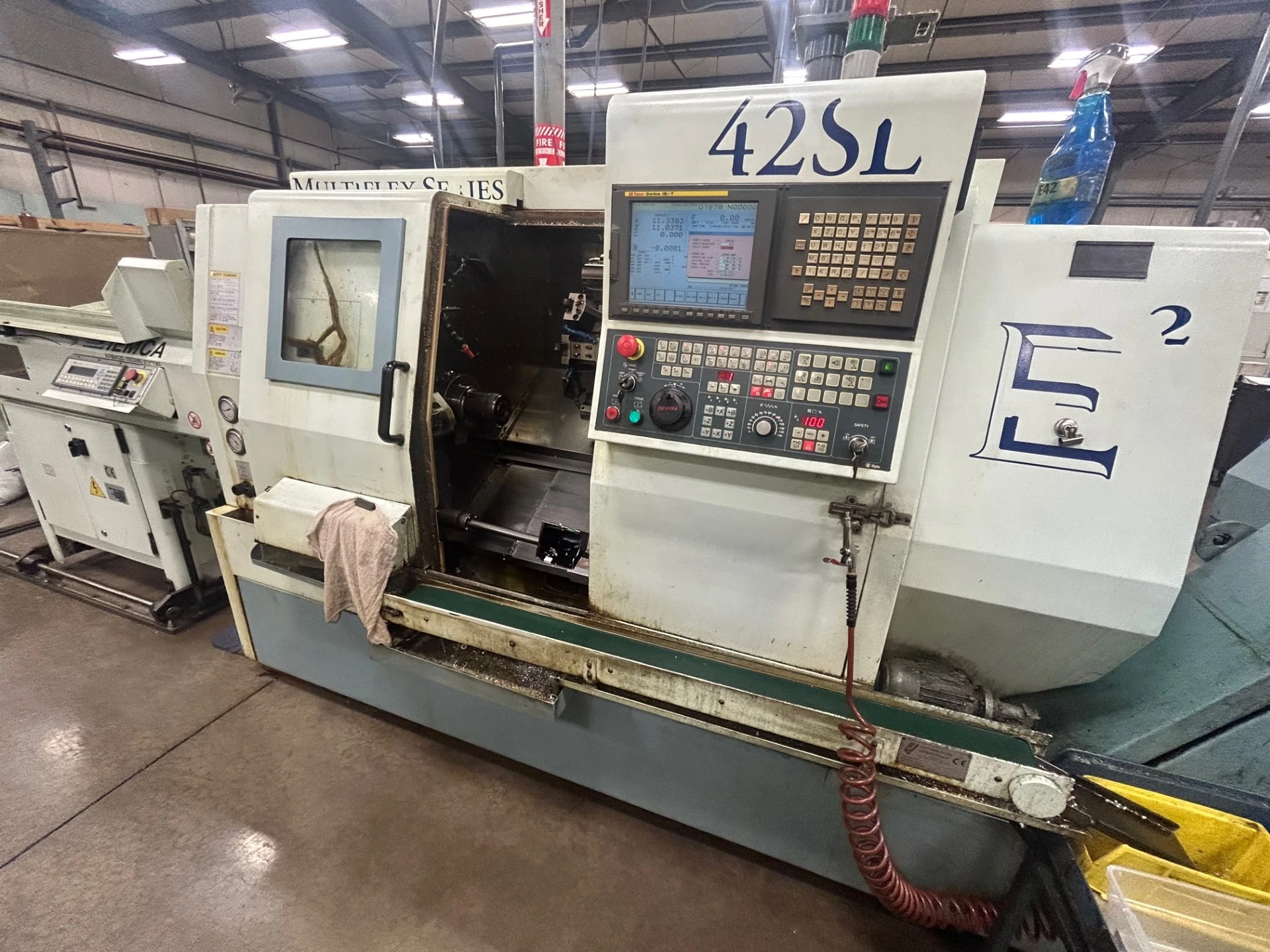 2003 Eurotech E42 SL Sub Spindle Live Tool Turning Center
