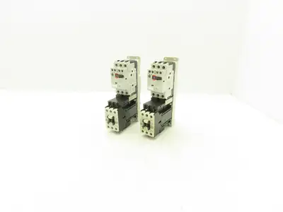 Fuji Elec BM3RSB-P63 Manual Starter .4-.63A Adj Overload w Contactor Lot of 2