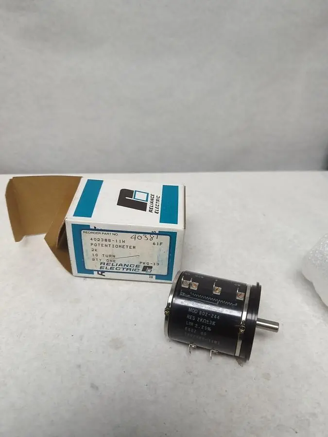 New | in-Stock RELIANCE ELECTRIC 402388-11W Potentiometers Ohio US | Surplus Asset Holdings #1227716