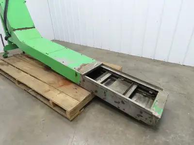 Tanaka Magnetic Chip Conveyor Scraper Chain w/Coolant Filter 14"W 112"L 220V 3PH