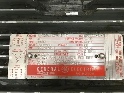 USED GENERAL ELECTRIC 5K364JL3047BPF2