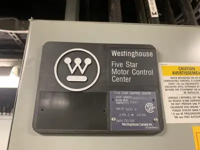 Five Star Double-Sided Motor Control Center (MCC), 600V Max., 1000A, 22 Buckets