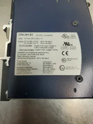 Used PULS Dimension CD5.241-S1 DC/DC Converter, Input: 24VDC, 7A Misc Converting Equipment South Carolina US | Palmetto Automation #1507464