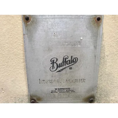 USED BUFFALO FORGE COMPANY 35 AW