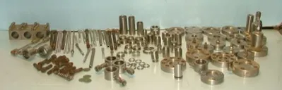 QTY. 1. LOT OF JACKETING APPARATUS PARTS....