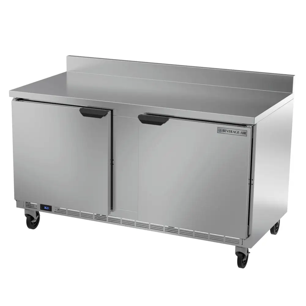 Beverage-Air WTR60AHC-FIP 60" Worktop Refrigerator W/ (2) Section, 115v