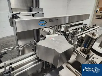 USED NJM/CLI NJM-CLI Wrap Around Labeler, Model 326VLRDBP