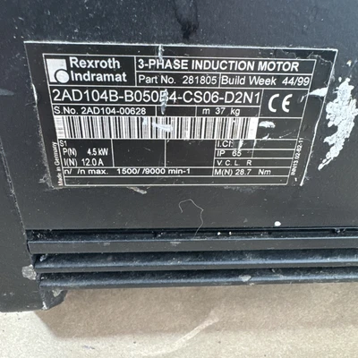 USED Rexroth 2AD104B-B050B4-CS06-D2N1