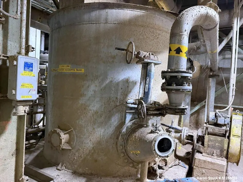 Used 7,500 Gallon Alloy Fabricators 304L Stainless Steel Vertical Storage Tank