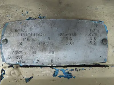 Racine Sugino Corp Drill Unit 3 Ph 230/460V 3 HP 600RPM Horizonal Boring Mill
