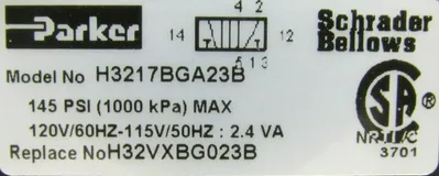 NEW PARKER H3217BGA23B CONTROL VALVE