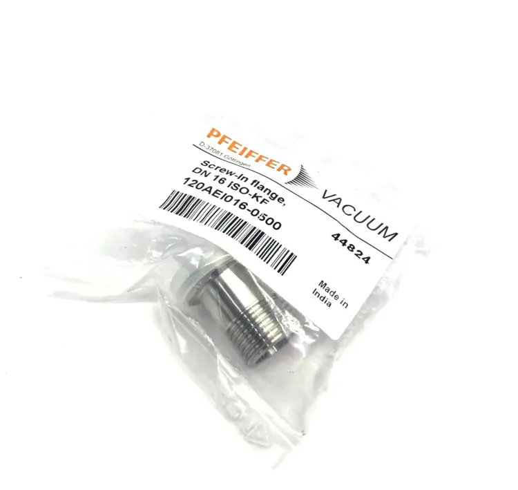 New | in-Stock Pfeiffer Vacuum Screw-in Flange, DN 16 ISO-KF, 2000048586 Valves/Fittings Michigan US | Maverick Industrial Sales #1393205