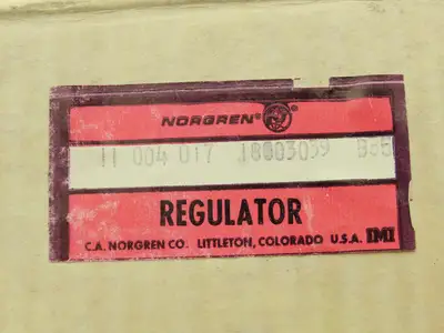 Norgren 11-004-017 Pneumatic Air Pressure Regulator 400PSI Max In 60PSI Out