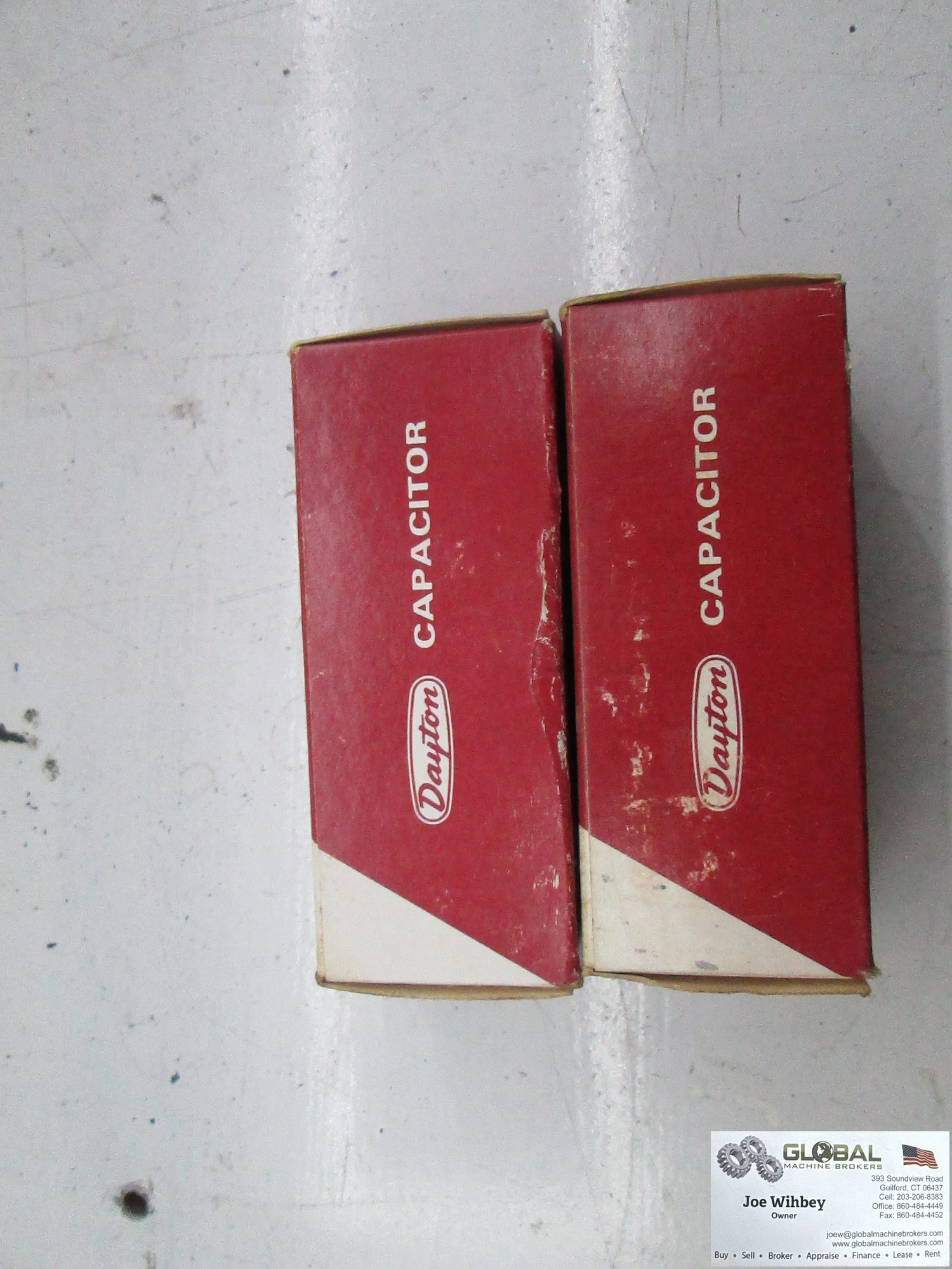 Two Dayton Capacitors 110-125 VAC