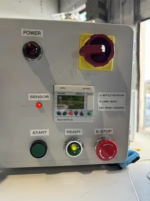 Used Table-Top Pressure Sensitive Wraparound labeler