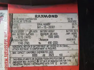 USED RAYMOND 8410
