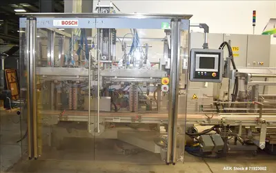 Used BOSCH TTF Cartoner Trisealer - Triseal Carton Former Illinois US | Aaron Equipment #86999