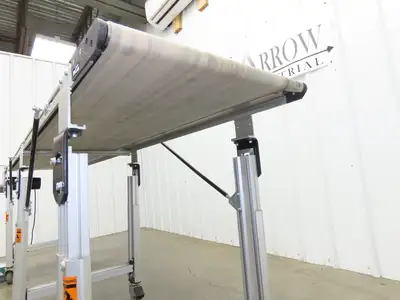 Dorner 2200 Portable Belt Conveyor 8'L x 21.25"W Variable Speed 115V 130FPM