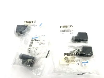 New | in-Stock Festo 33295 Plug Socket Connector Accessories Michigan US | Maverick Industrial Sales #1398188