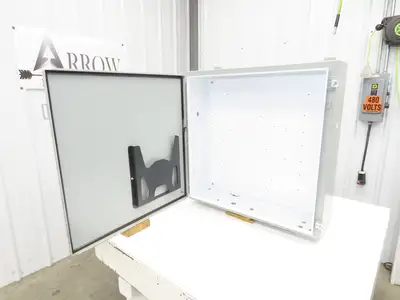 Hoffman A303010LP Electrical Enclosure 36x30x8" Wall Mount NEMA 12 Backpanel