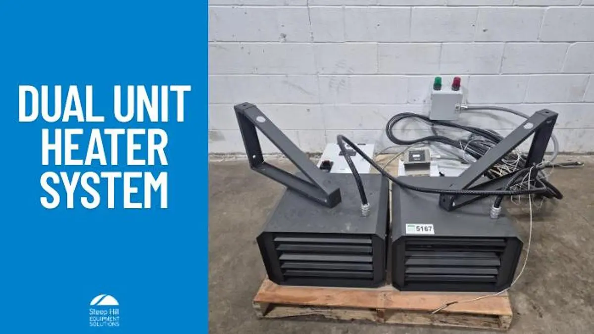 Dual Unit Heater System w/ Thermostat & C02 Detector