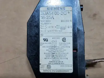Used SIEMENS 3UA5400-2C Misc Electrical & Power Parts British Columbia CA | Lenmark #1439859