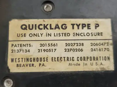 USED WESTINGHOUSE P115