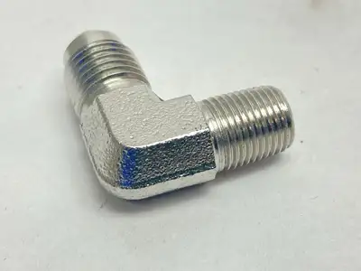 New | in-Stock Brennan Industries 90-Degree Hydraulic Adapter 1/4" JIC x 1/8" BSPT LOT OF 6 Parts (Hydraulics and Pneumatics) Michigan US | Maverick Industrial Sales #1390788