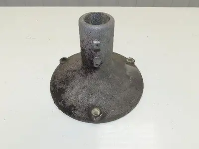 10" Cast Aluminum Pedestal Base Round Pipe Conveyor Leg Stand Adj Height