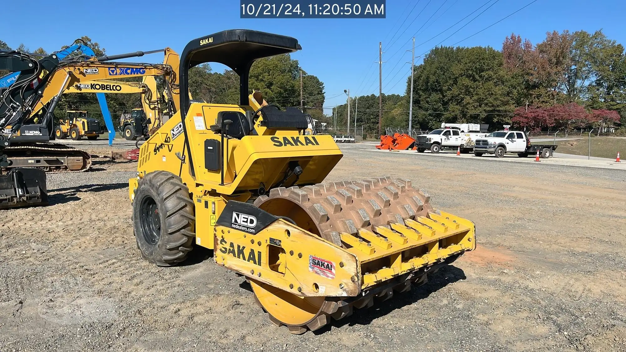 Used 2022 SAKAI SV414T Single Drum Rollers North Carolina US | National Equipment Dealers #1422872
